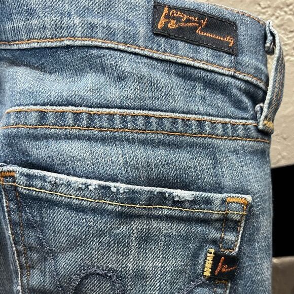 Citizens of humanity Kelly #063 low waist cropped jeans Y2K size 25 - Picture 9 of 16